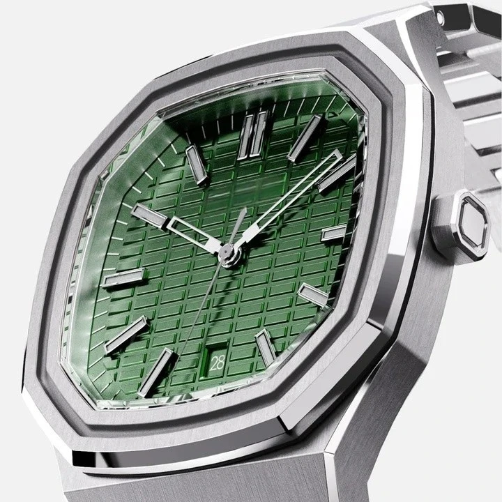Automatic Mechanical Men's Watch Full Stainless Steel Silver