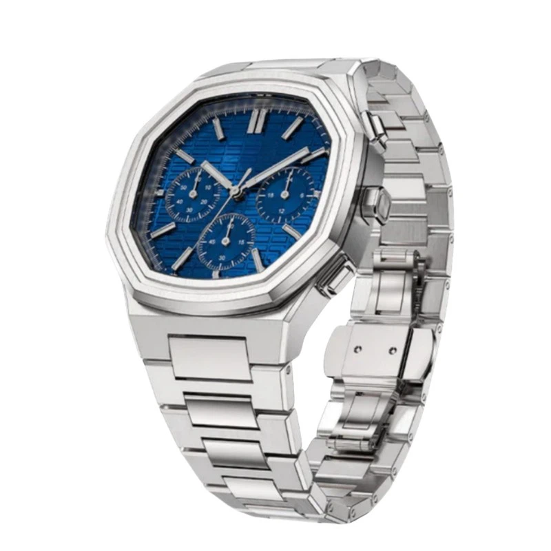 Fashionable Design High Quality Stainless Steel Men's Custom Quartz Wristwatch With Chronograph