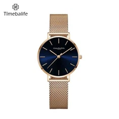 اسٹیل میش بینڈ خواتین کوارٹج واچ