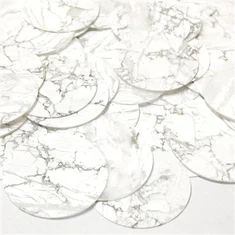 وائٹ ہولائٹ واچ ڈائلز، نیم قیمتی پتھر کے ڈائلز